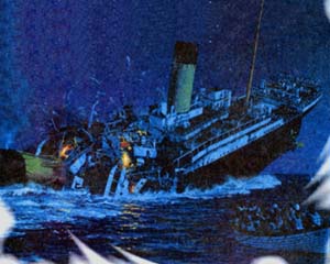 «Титаник» тонет (фотомонтаж)